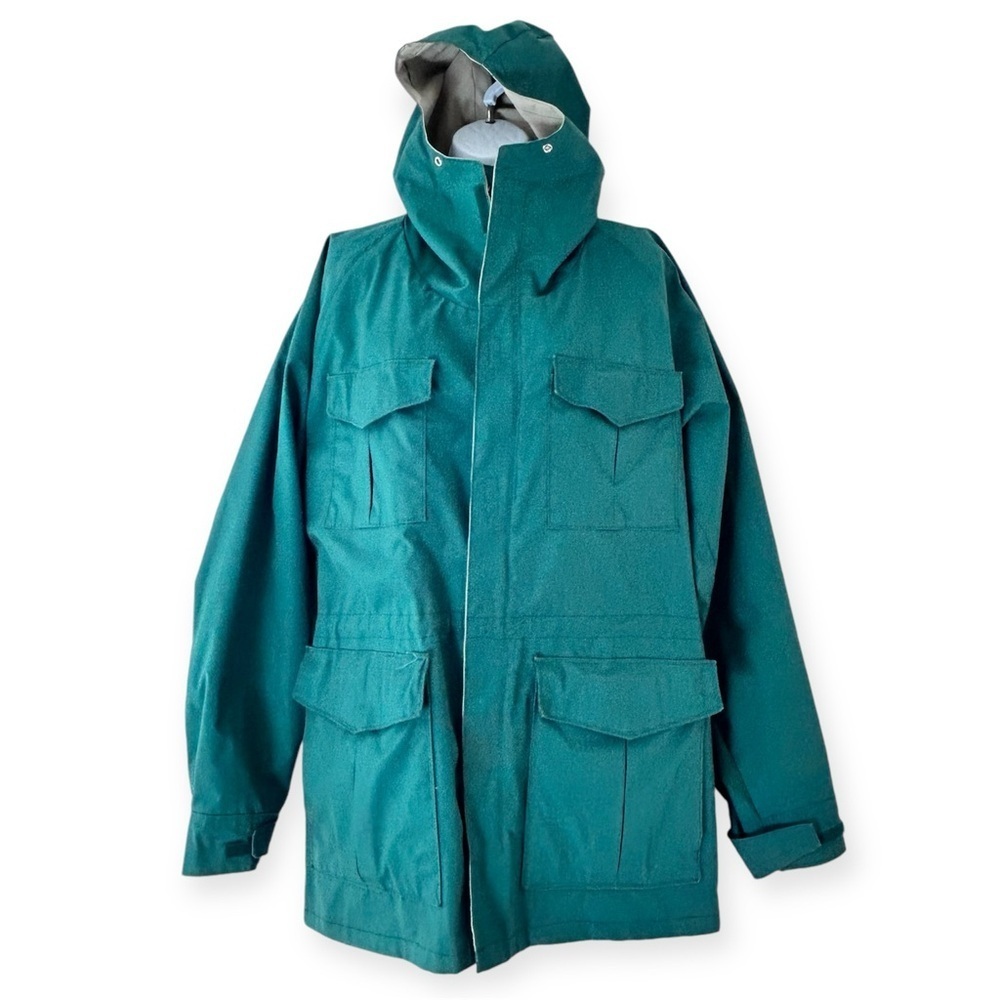 Frostline Vintage 80s Barn Coat Chore Jacket Kelly Green Mens M Women’s L Hooded